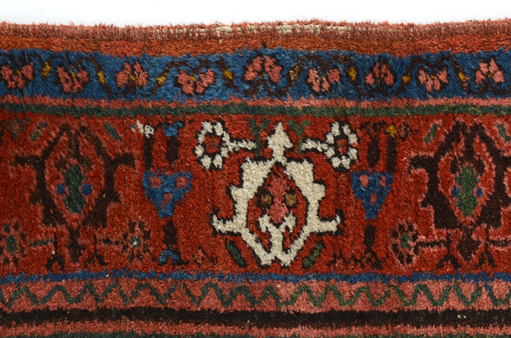 Persian Hand-Knotted Wool Runner Rug