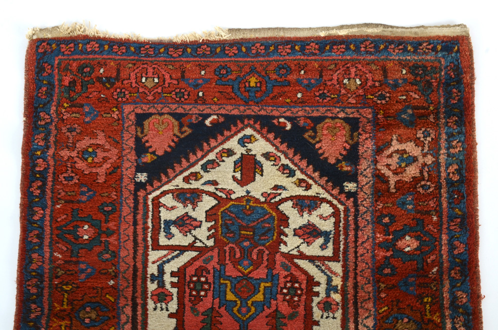 Persian Hand-Knotted Wool Runner Rug