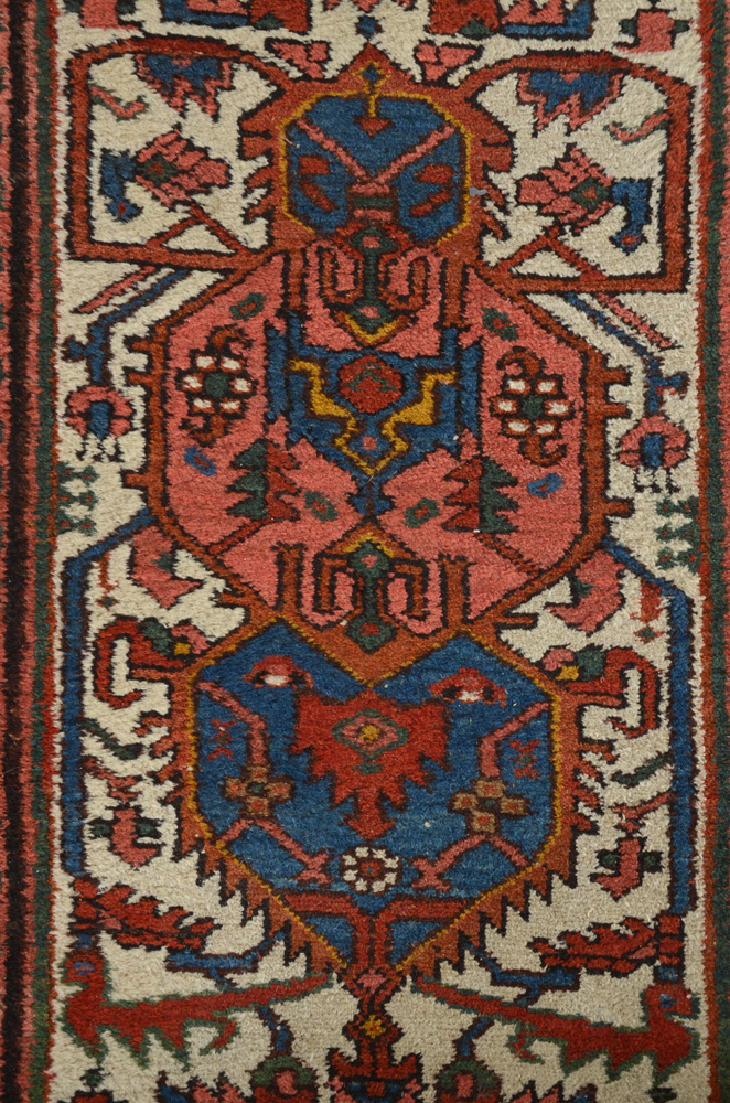 Persian Hand-Knotted Wool Runner Rug