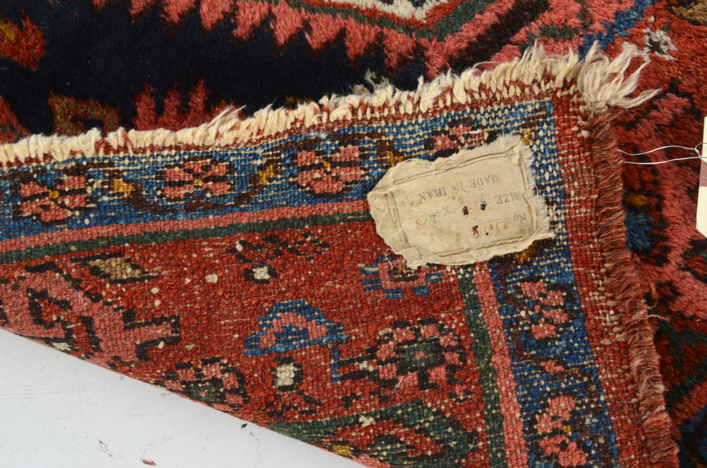 Persian Hand-Knotted Wool Runner Rug