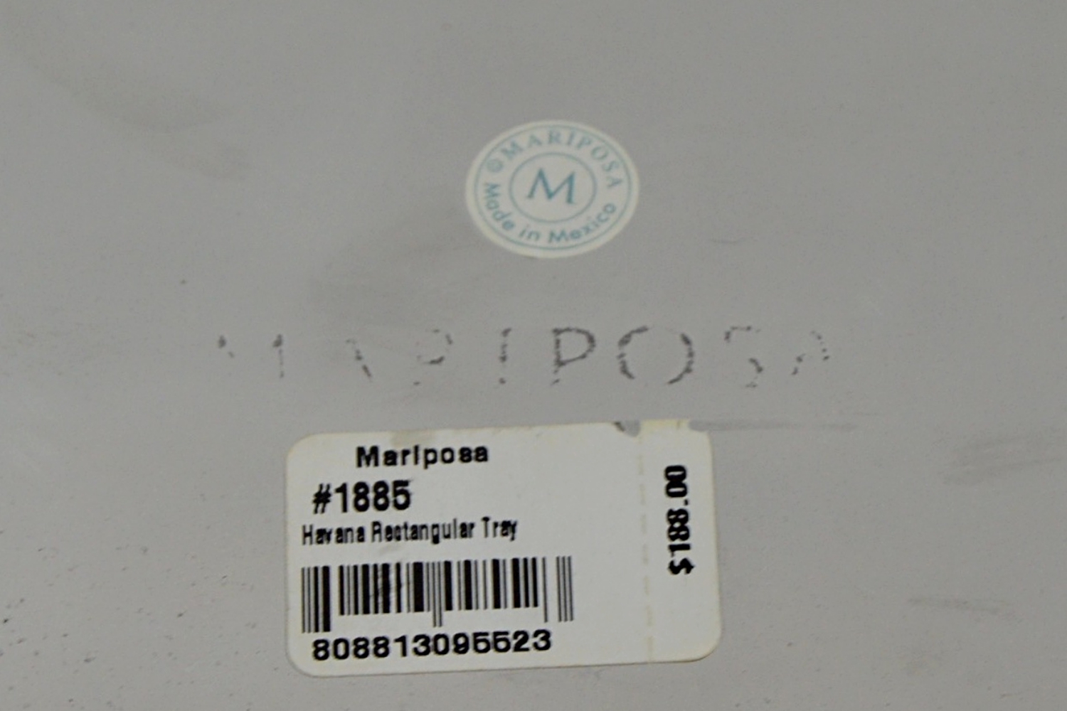 Mariposa Havana Rectangular Tray