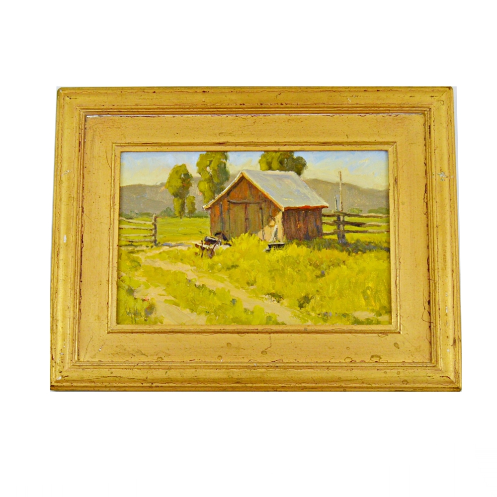 Original Oil Painting "Old Shed"