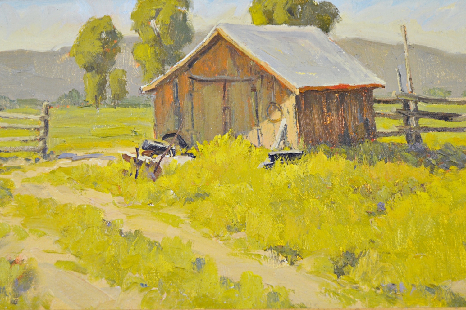Original Oil Painting "Old Shed"