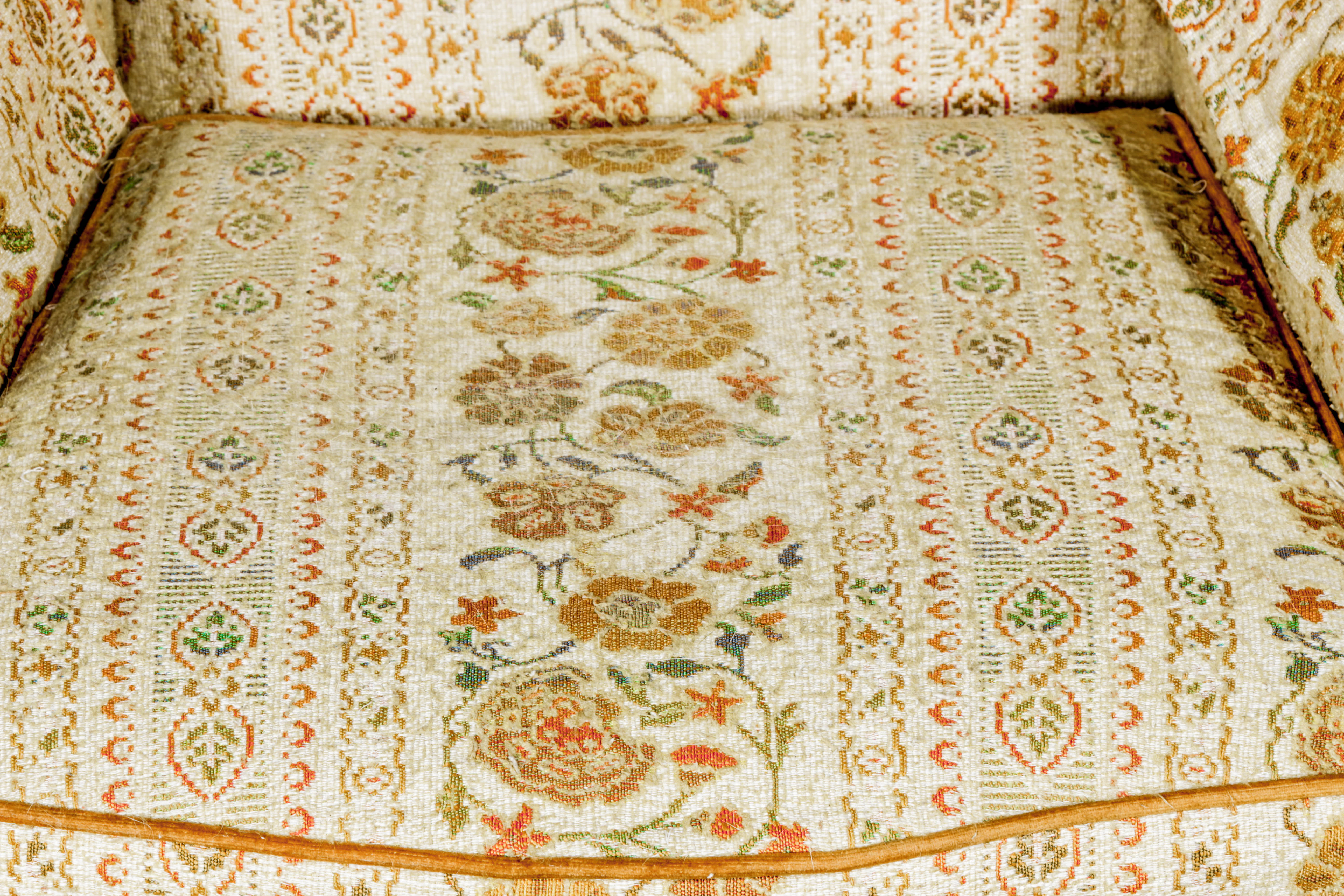 Upholstered Wing Back Chair