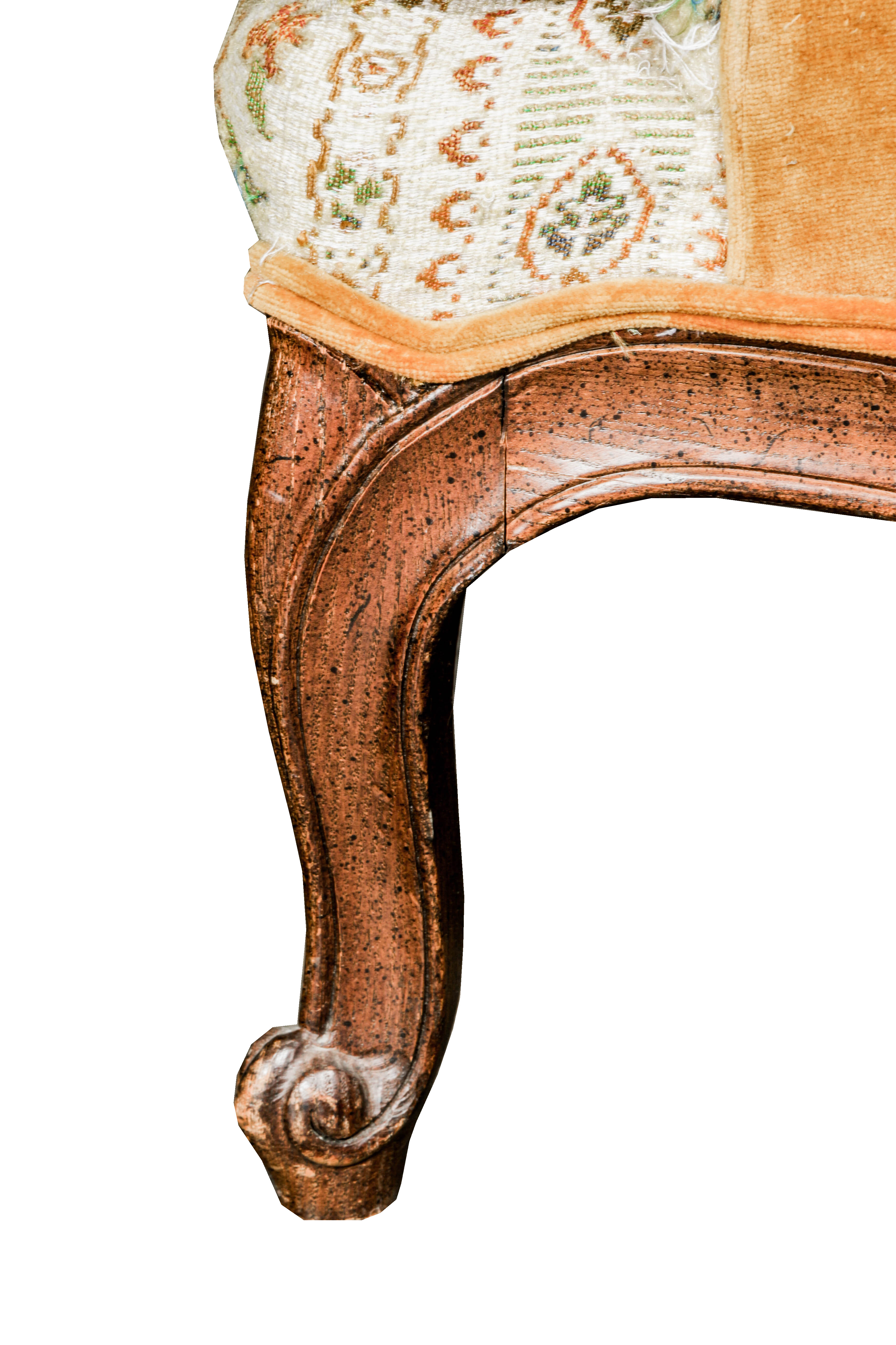 Upholstered Wing Back Chair