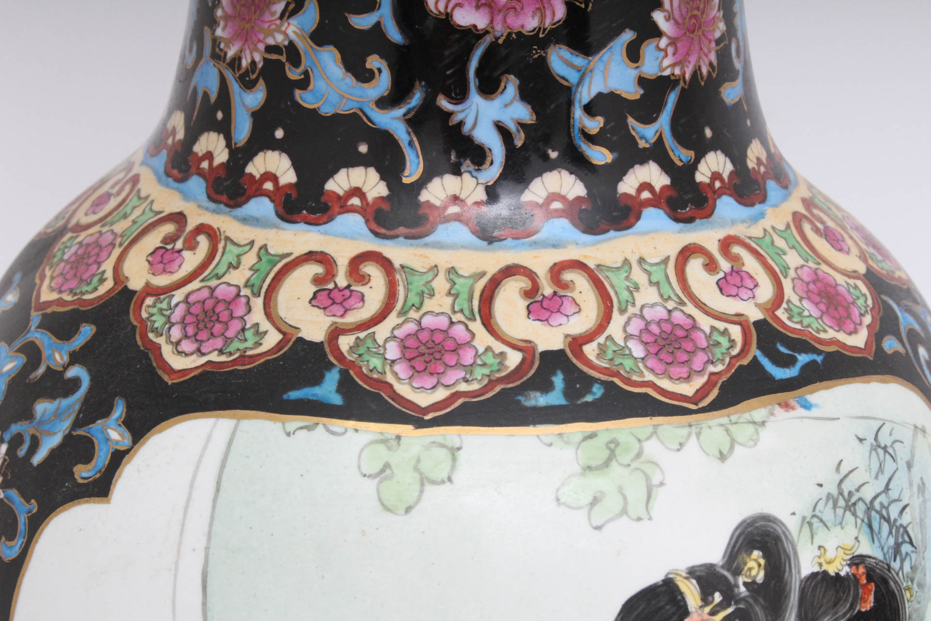 Japanese Decor Featuring Hakata Doll Figures