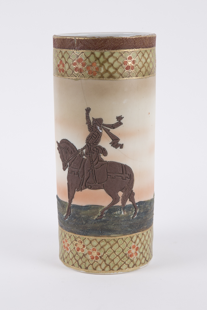 Pair of Imperial Hand Painted Nippon Vases