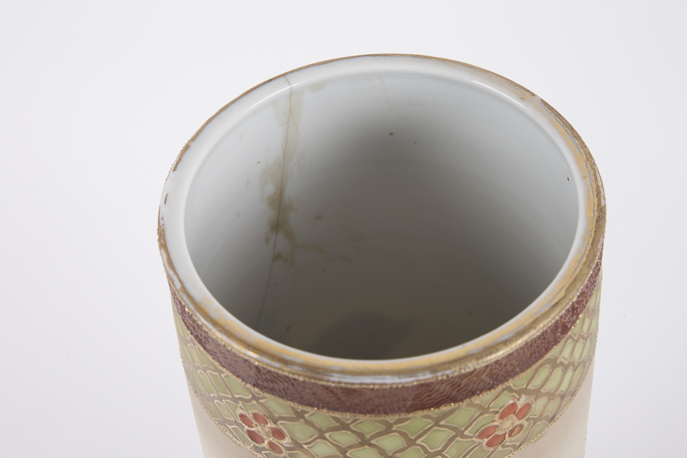 Pair of Imperial Hand Painted Nippon Vases