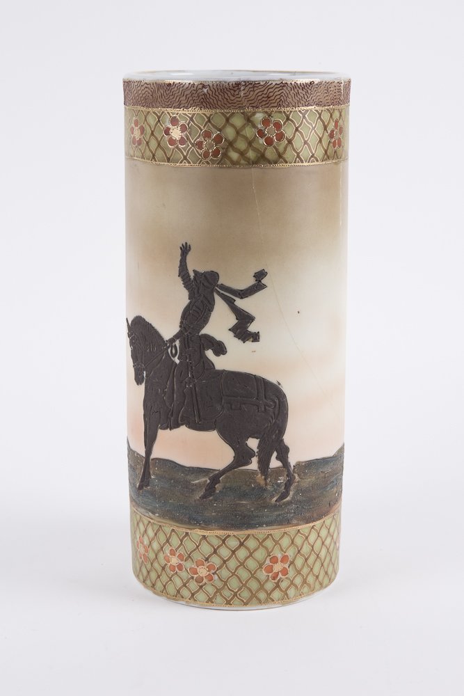 Pair of Imperial Hand Painted Nippon Vases