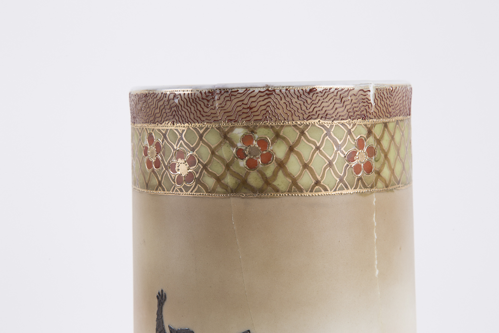 Pair of Imperial Hand Painted Nippon Vases