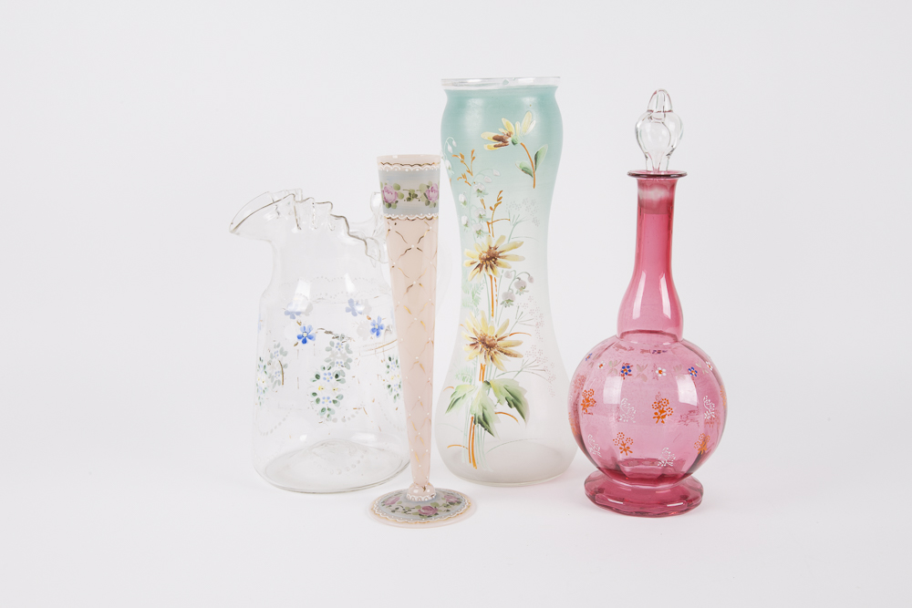 Hand Painted Glassware