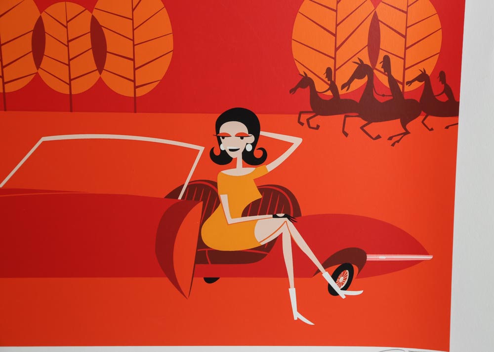 Shag Limited Edition Serigraph "Fox Hunt"