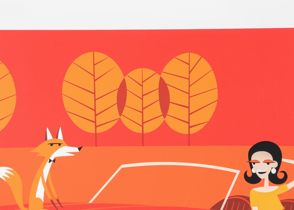 Shag Limited Edition Serigraph "Fox Hunt"