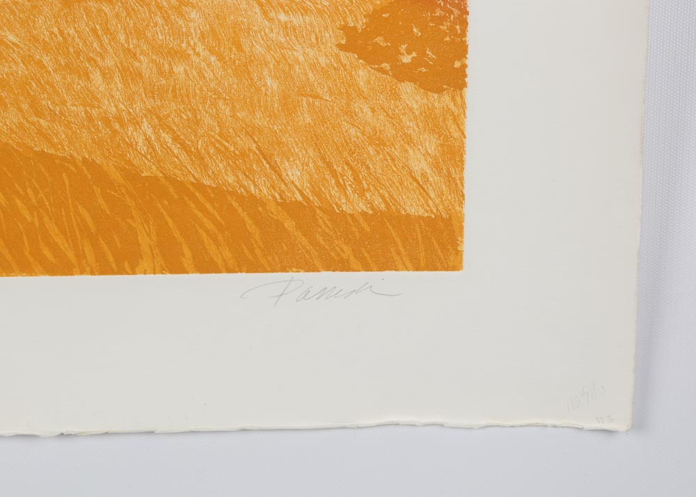 Pamela Parish Limited Edition Aquatint Etching "Malibu Golden"