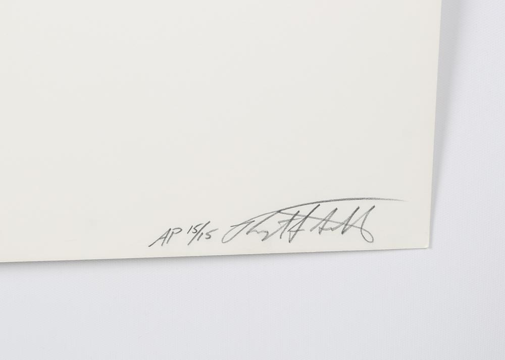 Rupert Jasen Smith Artist Proof Limited Edition Screen Print "Kirin Beer Label"