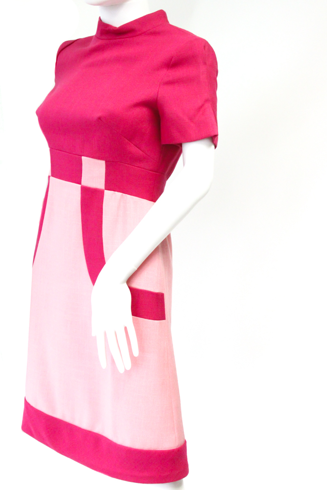 1960s Mod Knitwear Dresses Including Wool and Color Piping