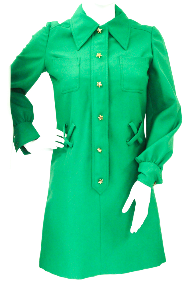 1960s Mod Knitwear Dresses Including Wool and Color Piping