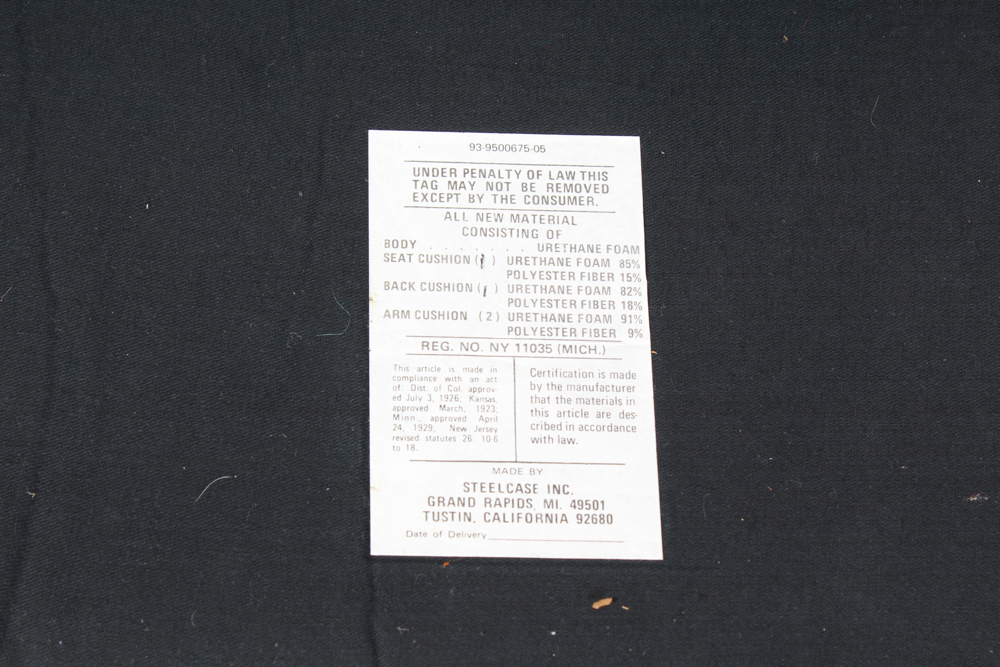 Mid Century Modern Cube Steelcase Chair