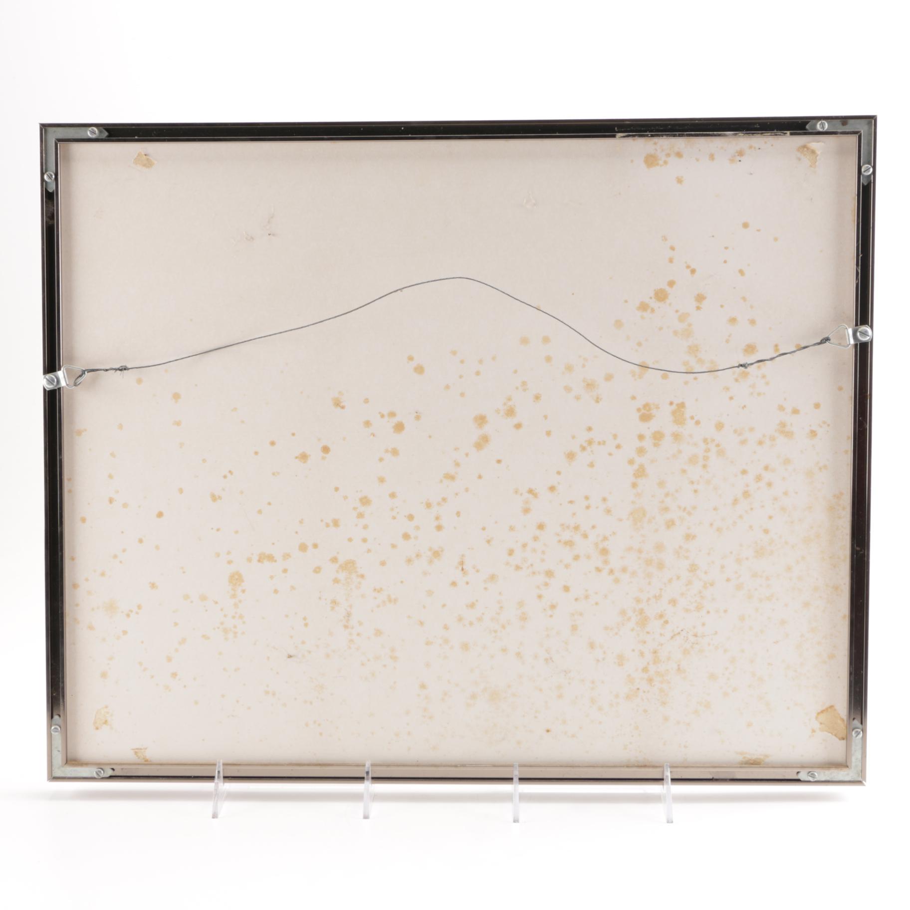 S. Tabler Aquatints "Ghostly Fortress", "Forgotten Door" and "Abbey Ruins"