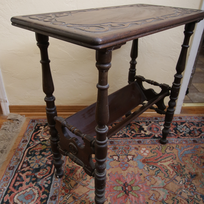 Vintage Magazine Table