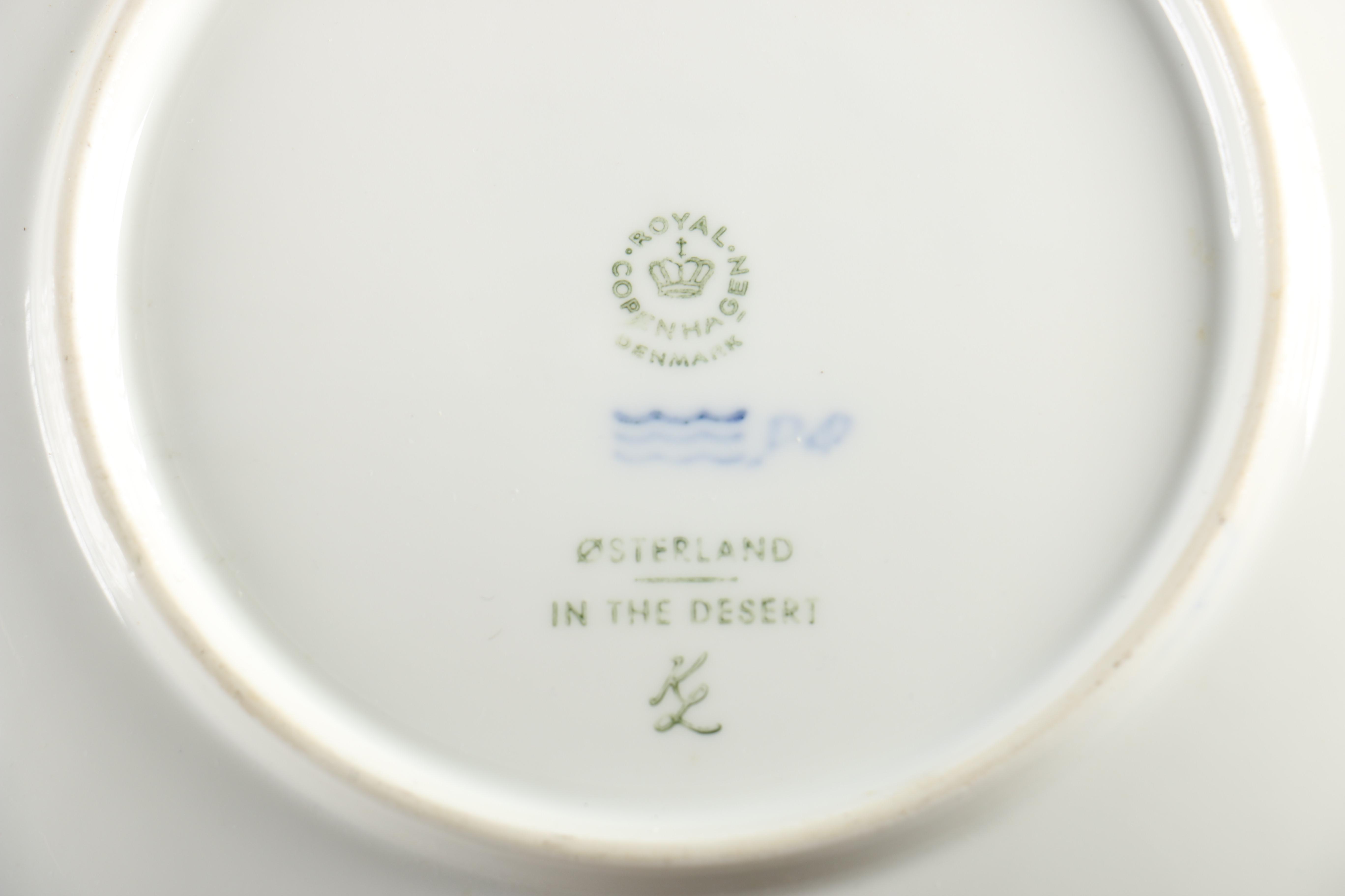 Decorative Blue Plates Featuring Royal Copenhagen
