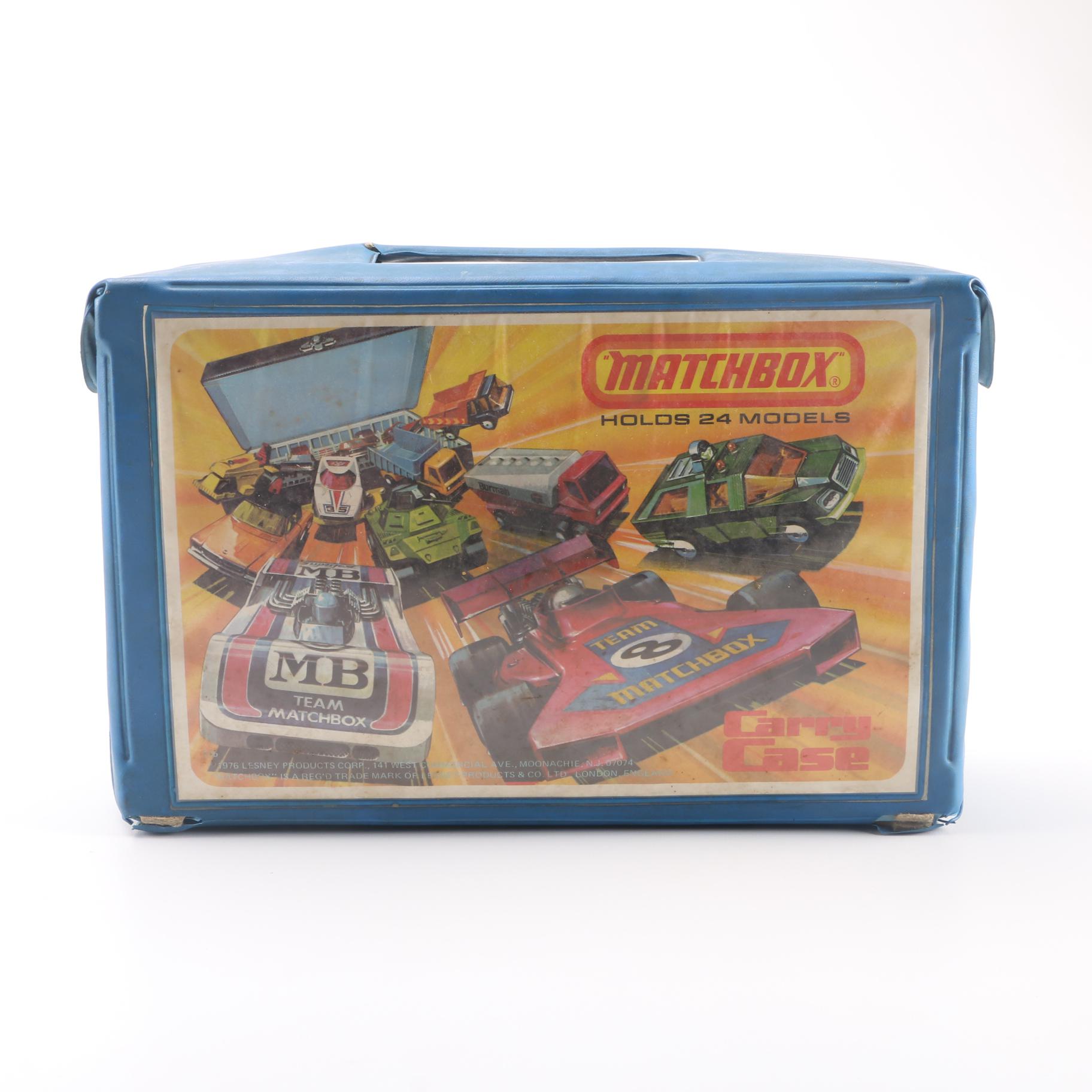 Matchbox Car Carrying Case With Cars