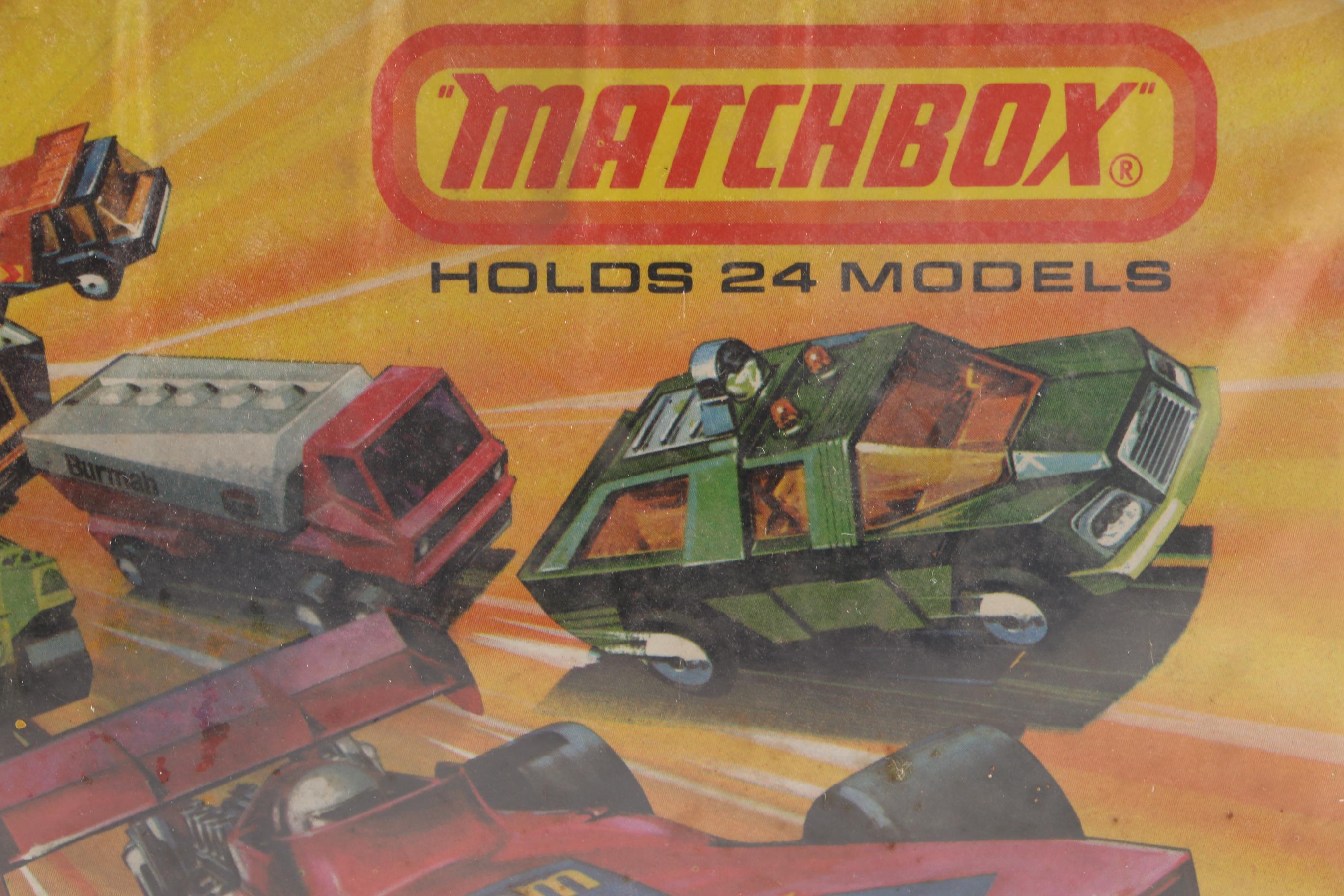 Matchbox Car Carrying Case With Cars
