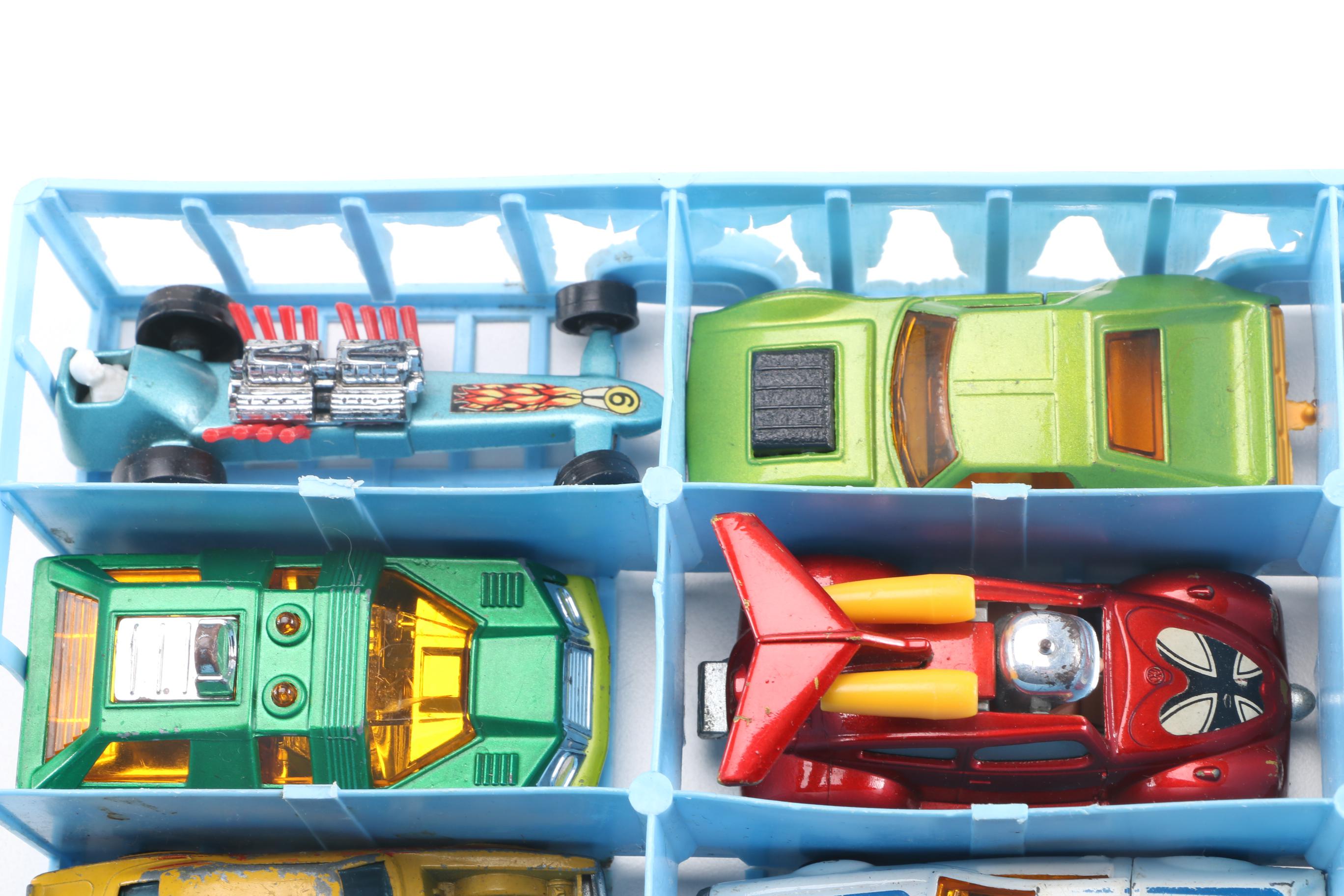 Matchbox Car Carrying Case With Cars