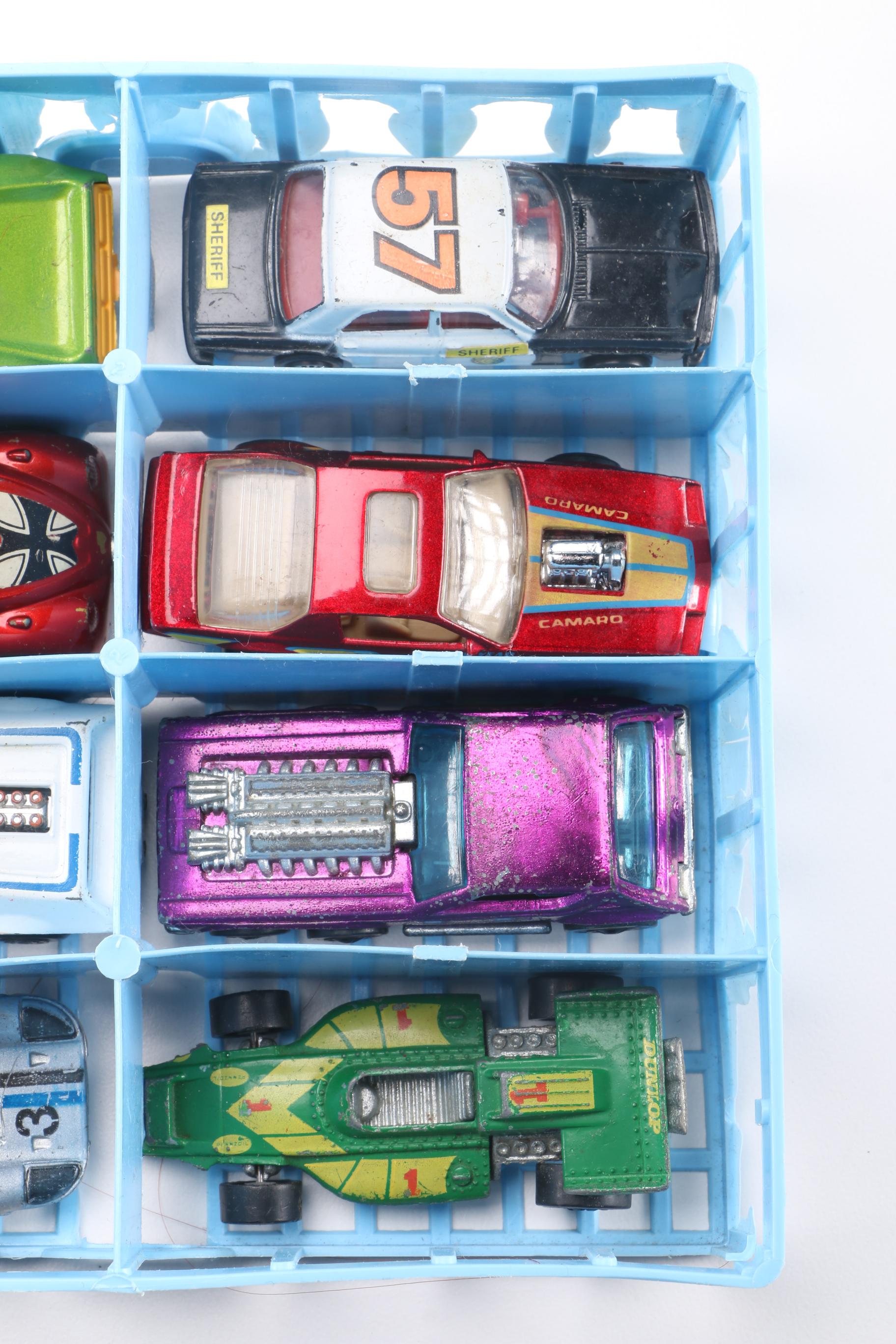 Matchbox Car Carrying Case With Cars