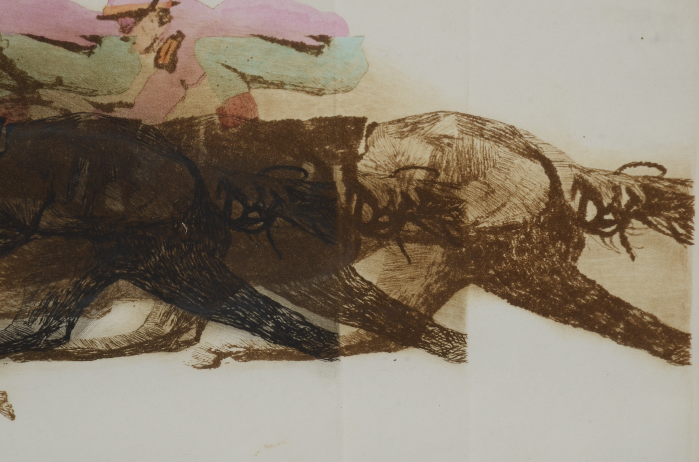 Paul Phifer Signed Limited Edition Aquatint Etching "Derby #2"