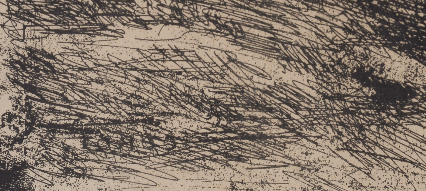 Lithographic Reproduction of Landscape Etching after Corot