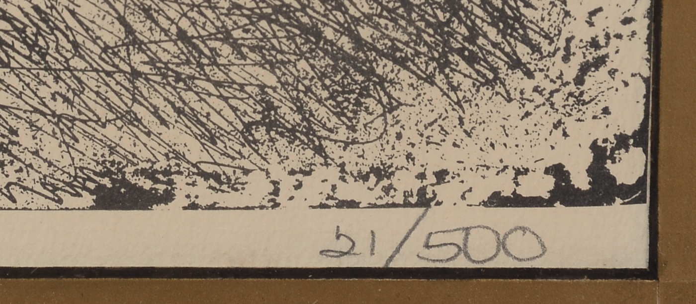 Lithographic Reproduction of Landscape Etching after Corot