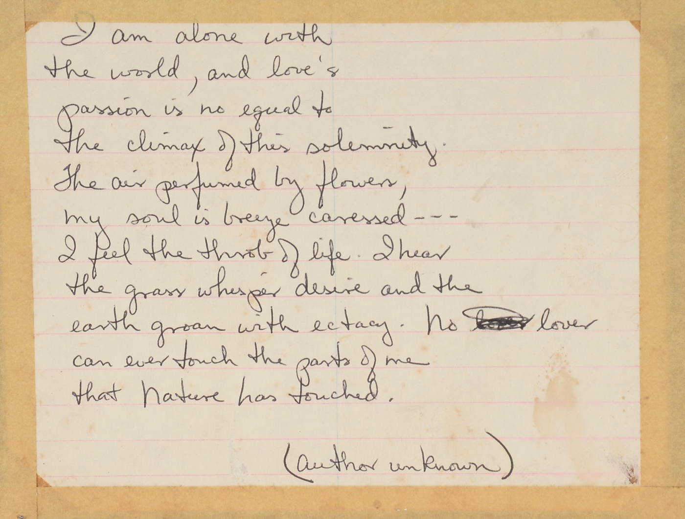 Lithographic Reproduction of Landscape Etching after Corot