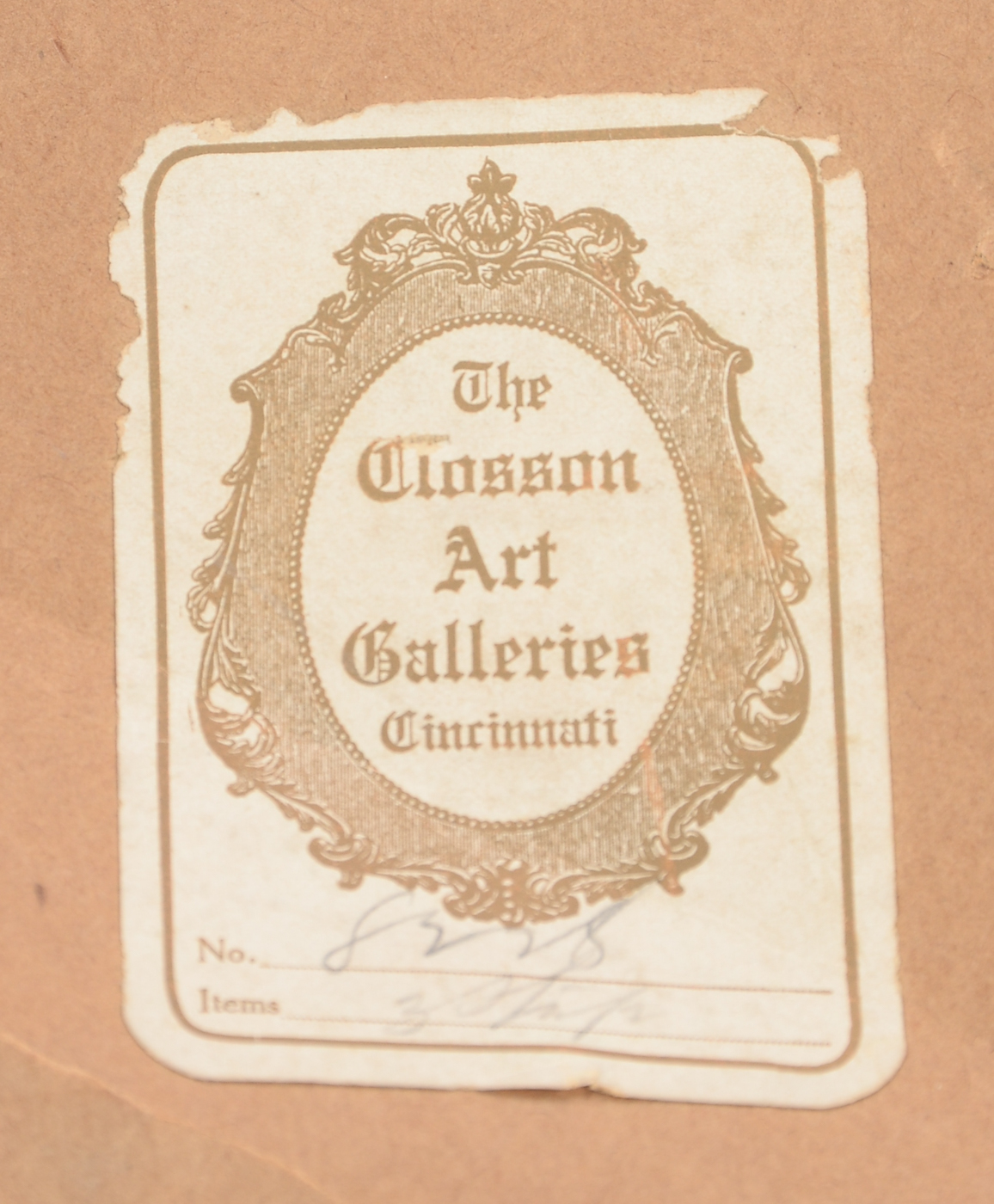 E. T. Hurley Signed 1914 Etching "Christ Church"