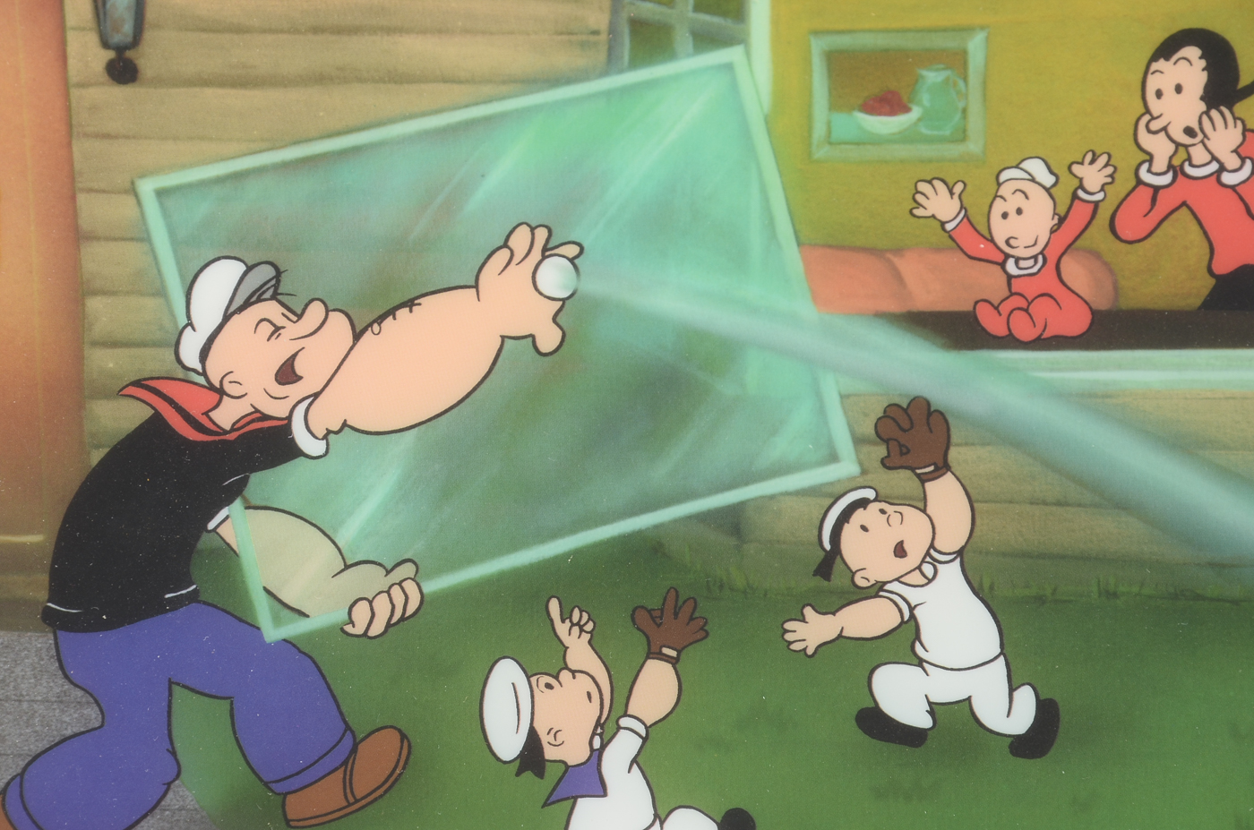 Limited Edition Reproduction of a "Popeye" Animation Cel