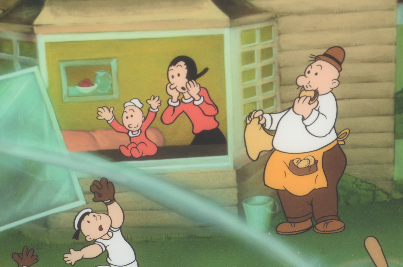 Limited Edition Reproduction of a "Popeye" Animation Cel