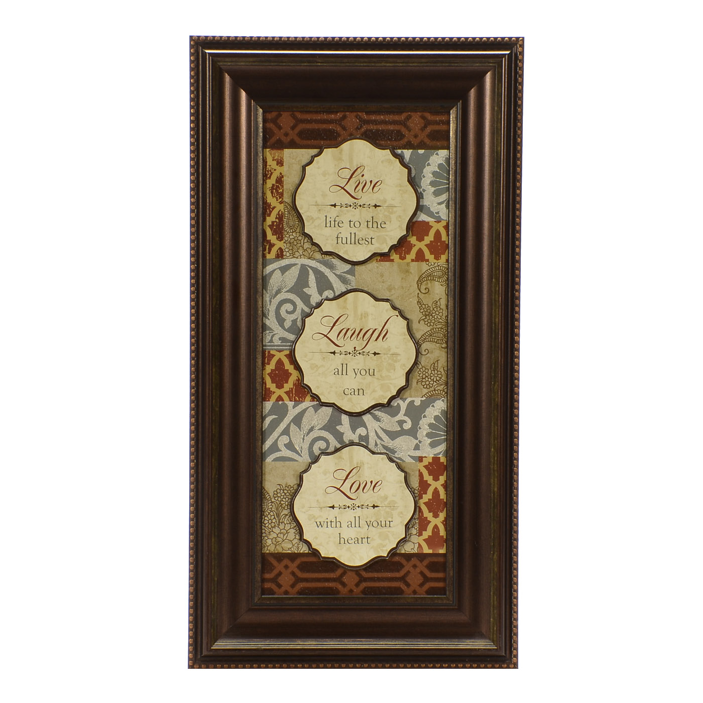 Decorative Wall Hanging "Live, Laugh, Love"