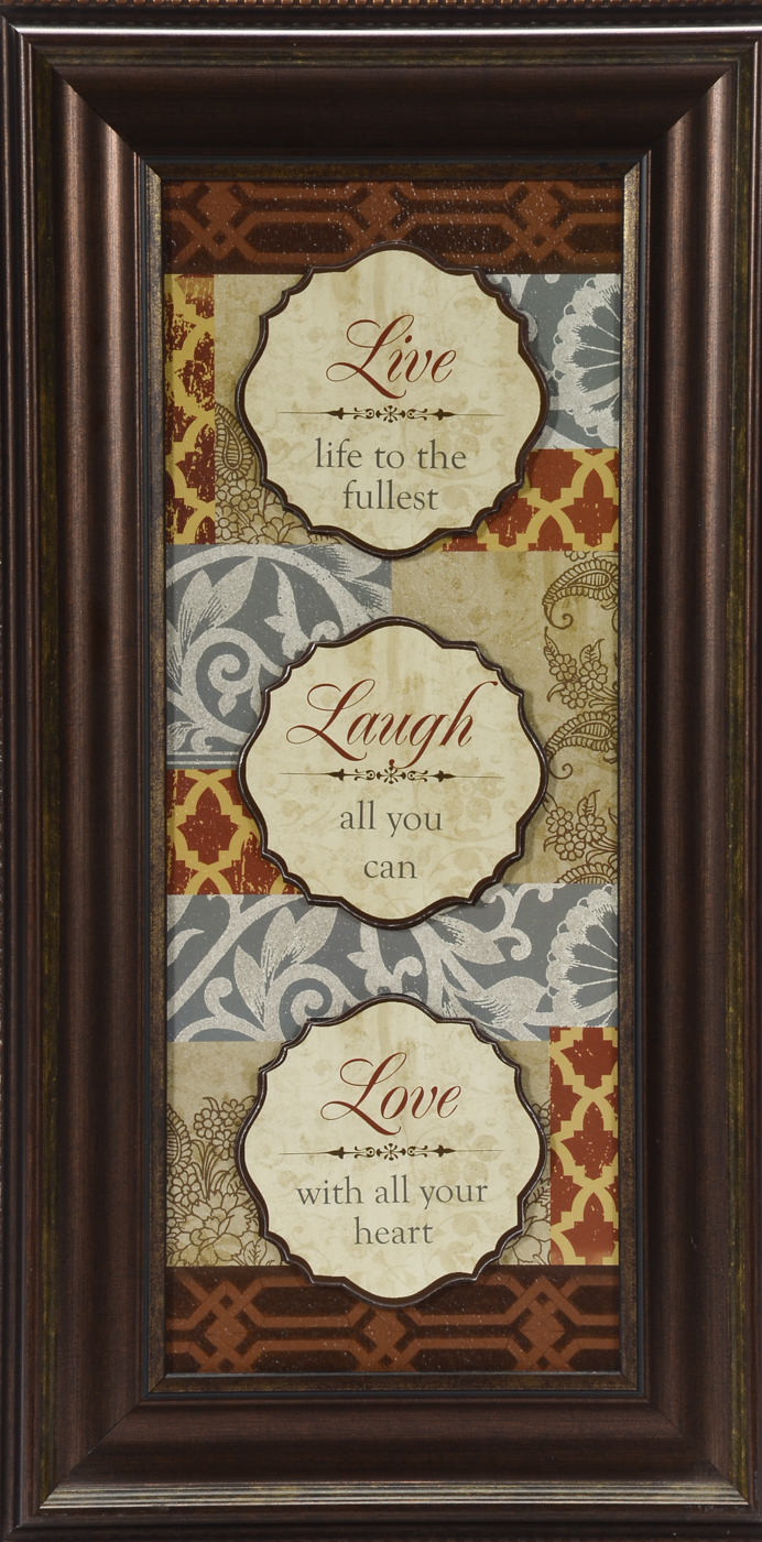 Decorative Wall Hanging "Live, Laugh, Love"