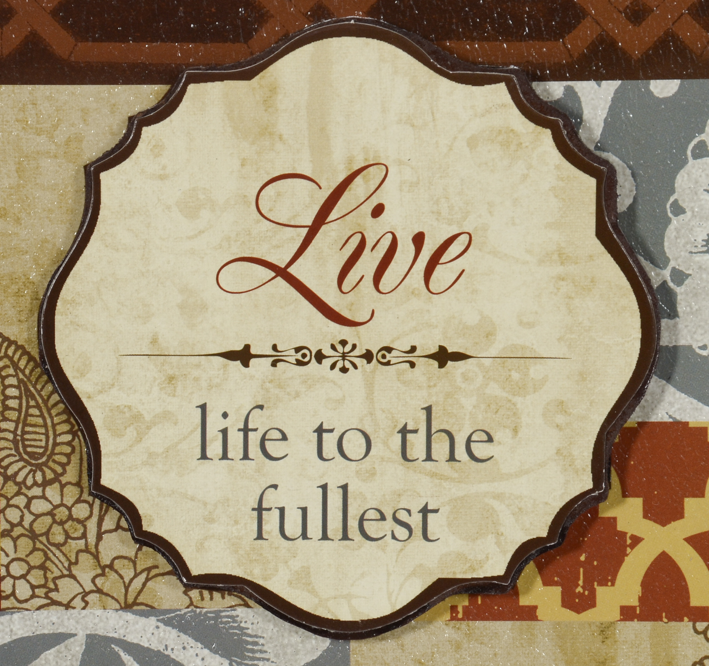 Decorative Wall Hanging "Live, Laugh, Love"