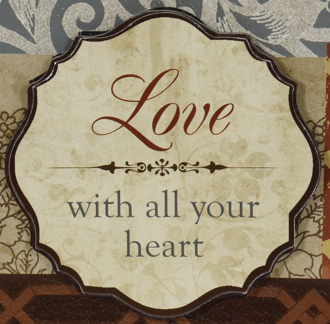 Decorative Wall Hanging "Live, Laugh, Love"