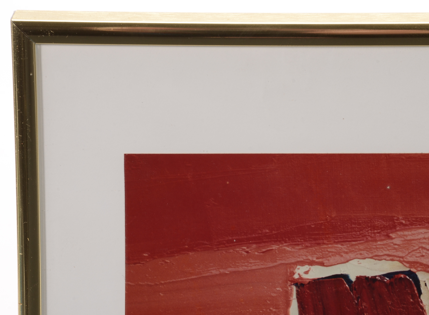 Chromogenic Color Photograph of Painting Detail with Signature