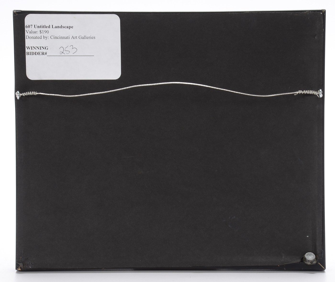 Signed Original Miniature Sepia Landscape Etching