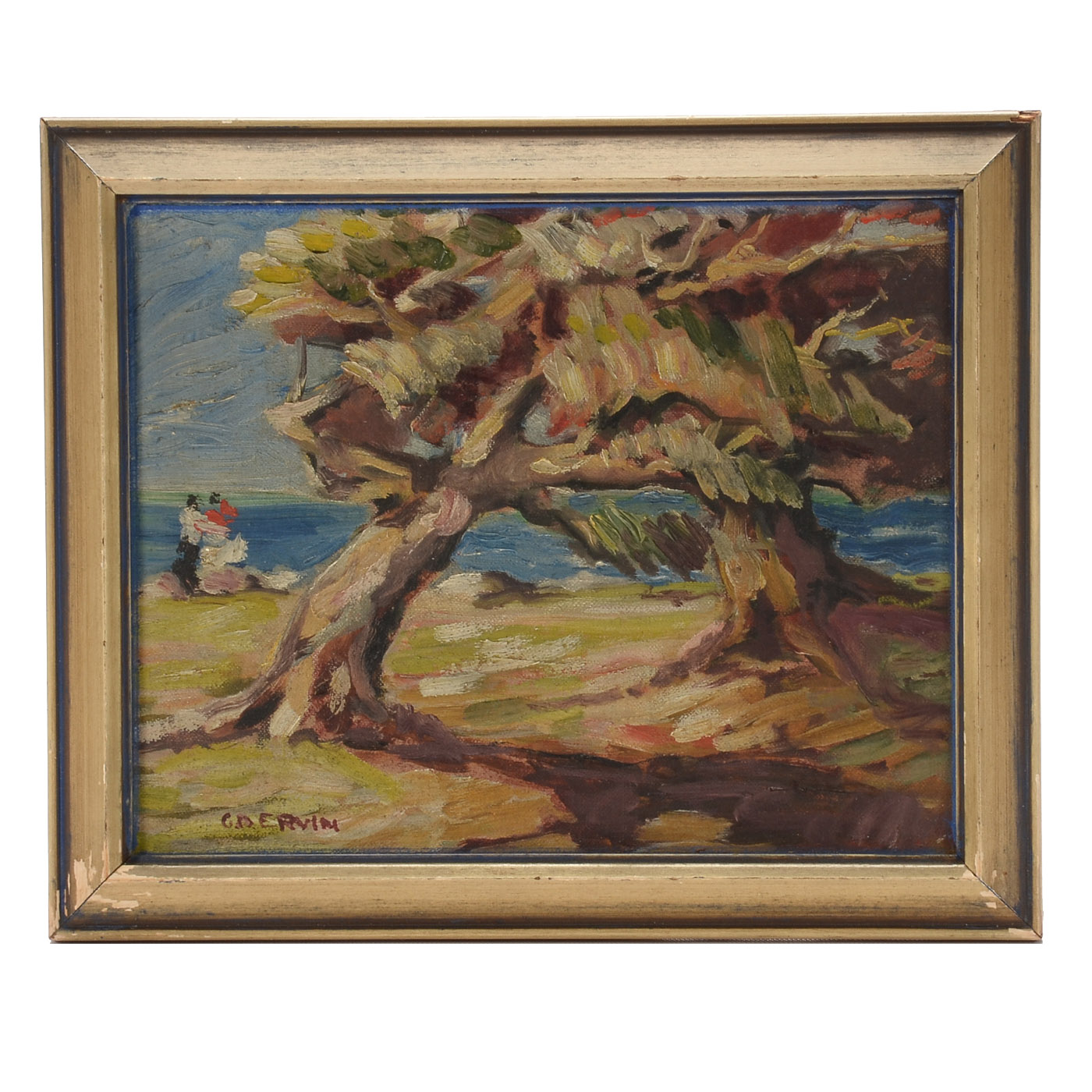 G.D. Ervin Original Oil Painting on Board