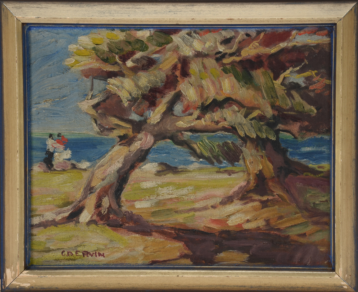 G.D. Ervin Original Oil Painting on Board