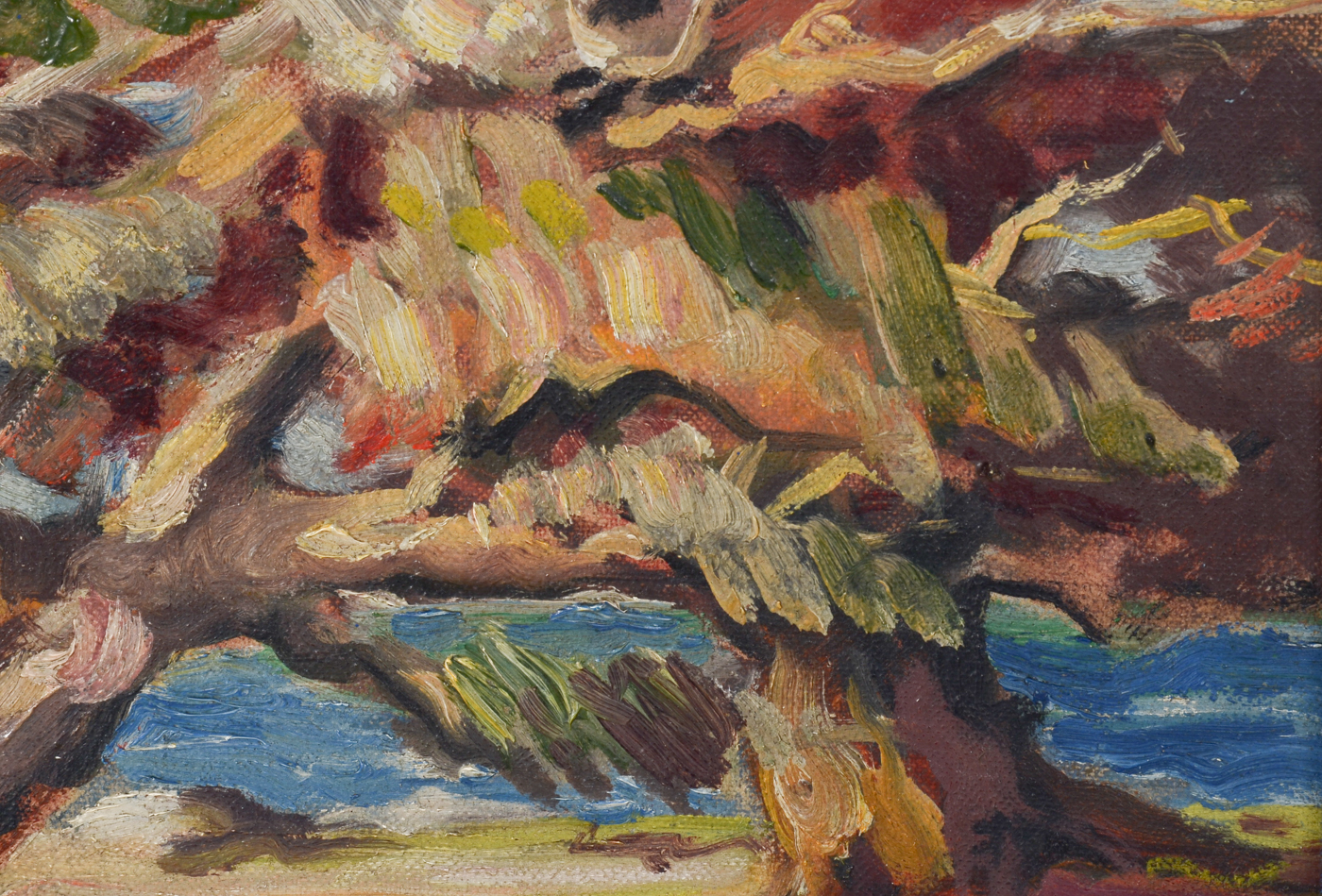 G.D. Ervin Original Oil Painting on Board