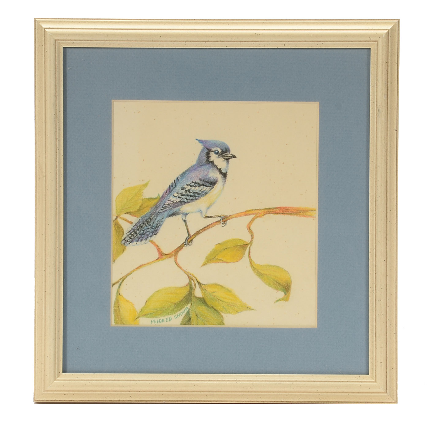 Mildred Shoud Original Pastel Drawing