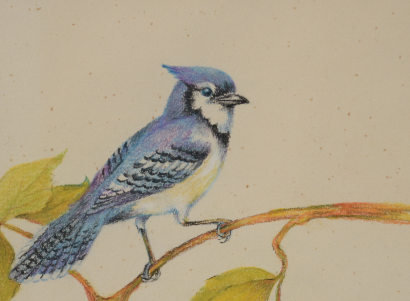 Mildred Shoud Original Pastel Drawing