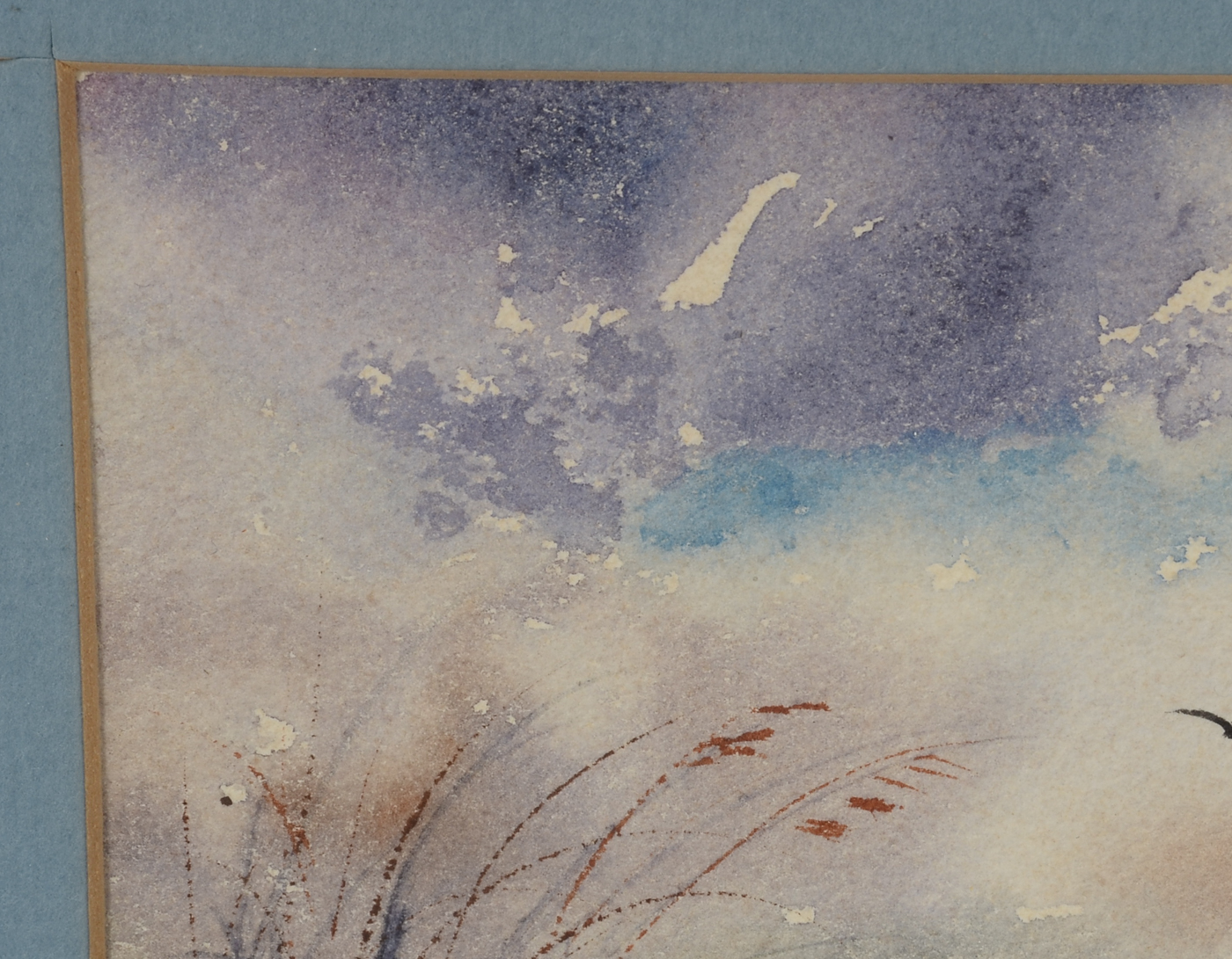 Original Watercolor Painting Signed W.M. Weber