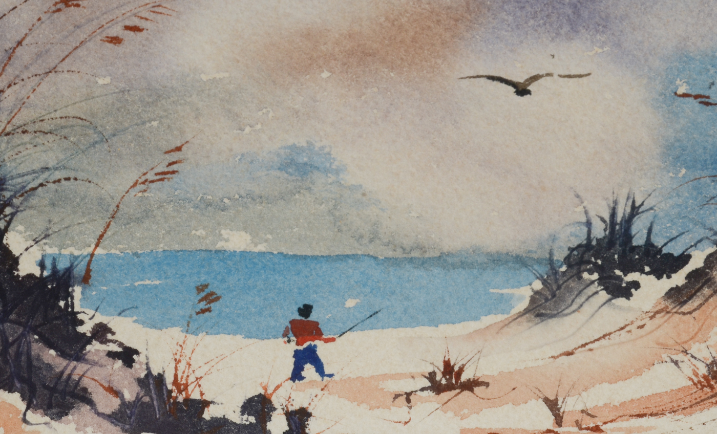 Original Watercolor Painting Signed W.M. Weber