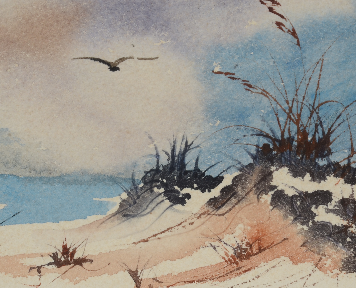 Original Watercolor Painting Signed W.M. Weber